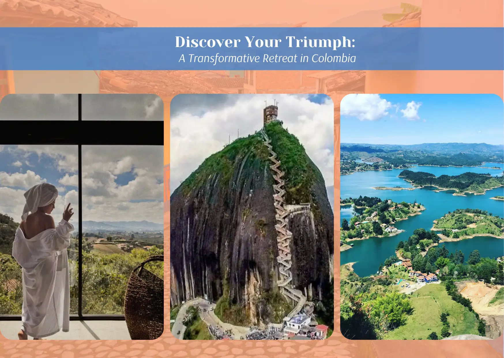 Beatriz Martinez-Peñalver leading a transformative Triumph Steps® retreat in Colombia.